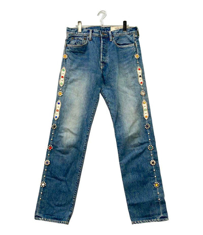 KAPITAL デニムパンツ  14ozデニム 5P モンキーCISCO スタッズリメイク ジェムストーン14oz EK-1174 メンズ SIZE 32 (L) キャピタル