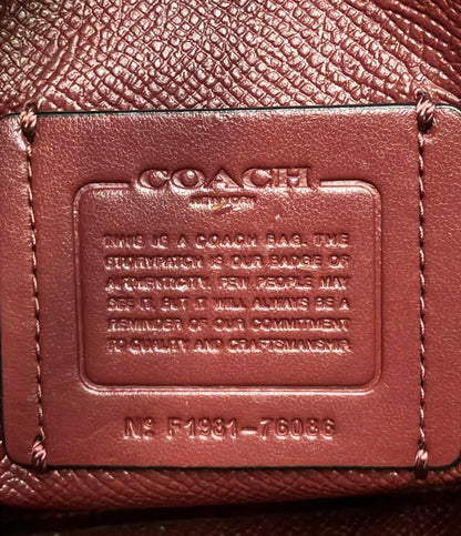 コーチ 2WAY ハンドバッグ ショルダーバッグ 斜め掛け チャーリー キャリーオール 76086 レディース COACH