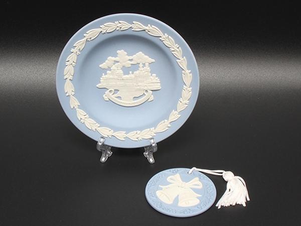 ウエッジウッド ミニプレート 飾り皿 11cm ジャスパー SHANGHAI 上海 WEDGWOOD