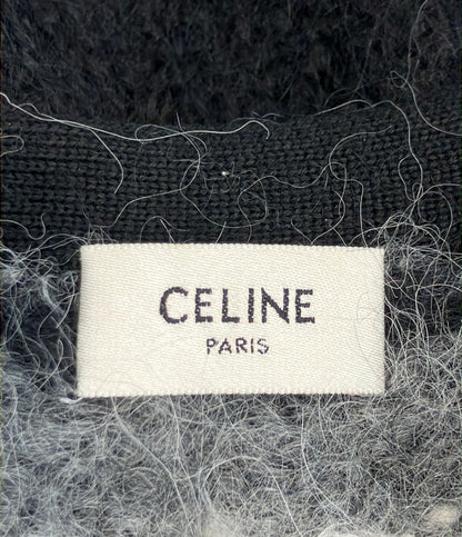 CELINE アルパカ ウール フェアアイル ニット カーディガン 2A122383D レディース SIZE M セリーヌ