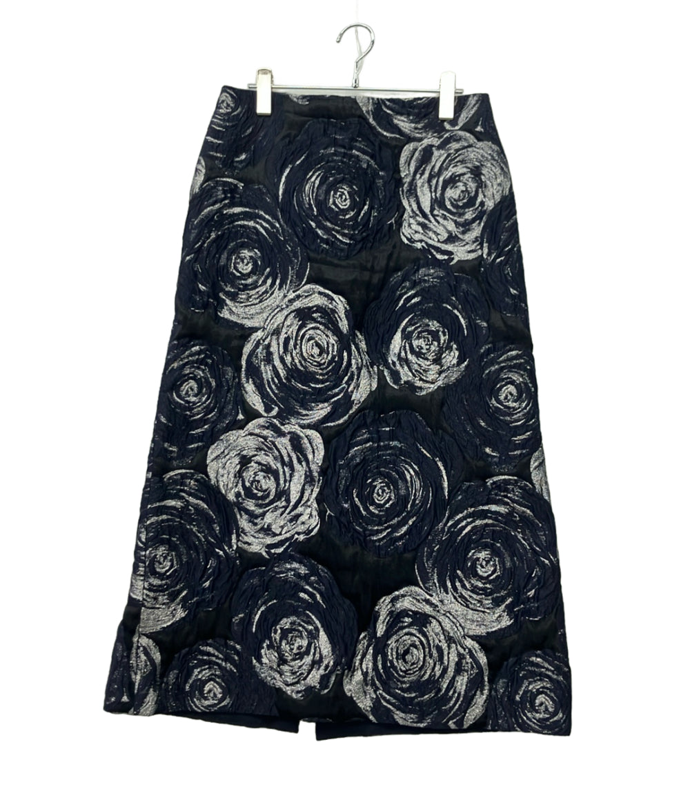 Drawer ロングスカート フラワージャカード 6524-299-1712 レディース SIZE 40 (XS) ドゥロワー