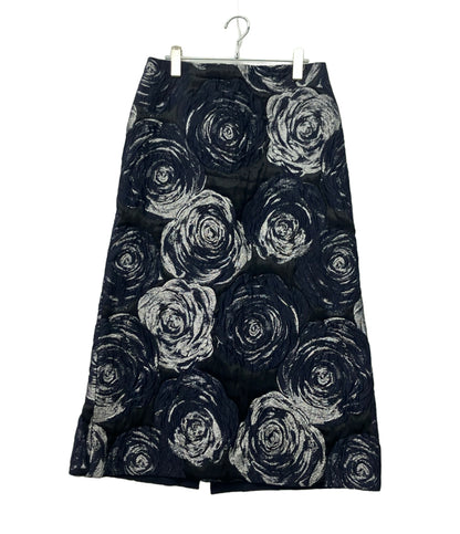 Drawer ロングスカート フラワージャカード 6524-299-1712 レディース SIZE 40 (XS) ドゥロワー
