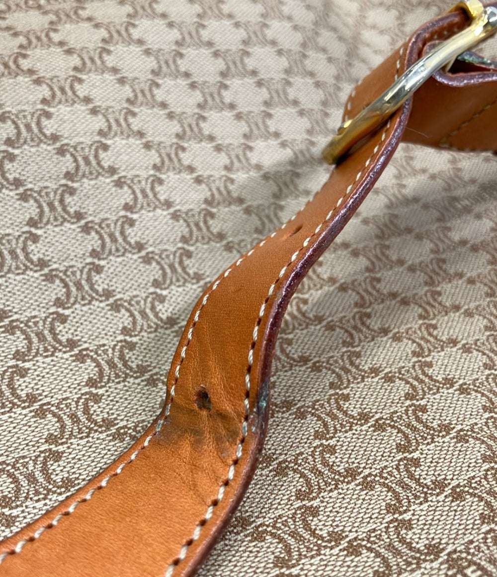 CELINE ショルダーバッグ 斜め掛け マカダム柄 M08 レディース セリーヌ