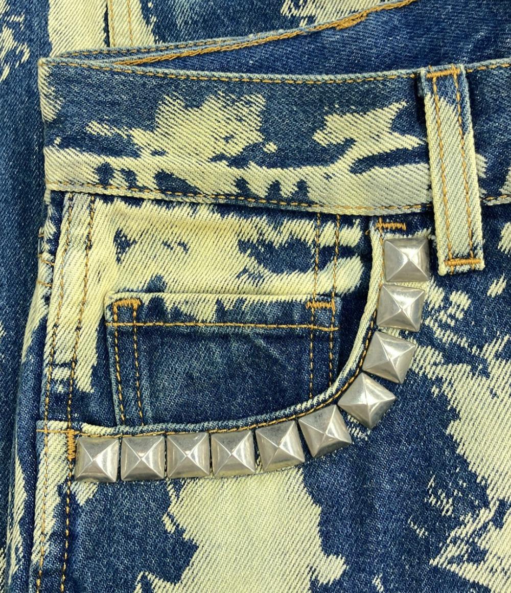 新品❗️GUCCI グッチ ブリーチ加工デニムパンツ 30インチ グッチ スタッズブリーチデニムパンツ メンズ SIZE 30 (M) GUCCI