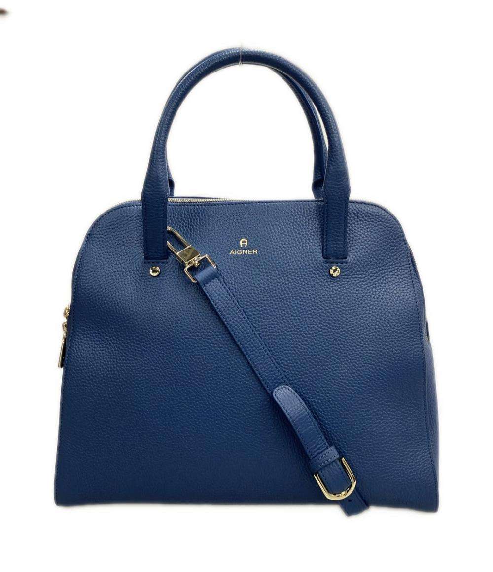 美品 アイグナー 2wayハンドバッグ ショルダーバッグ 斜め掛け レディース AIGNER