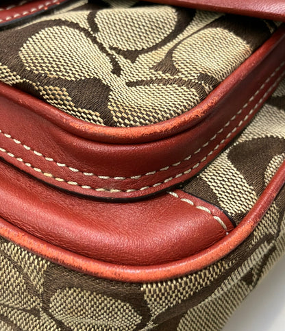 COACH ショルダーバッグ 斜め掛け シグネチャー F10566 レディース コーチ