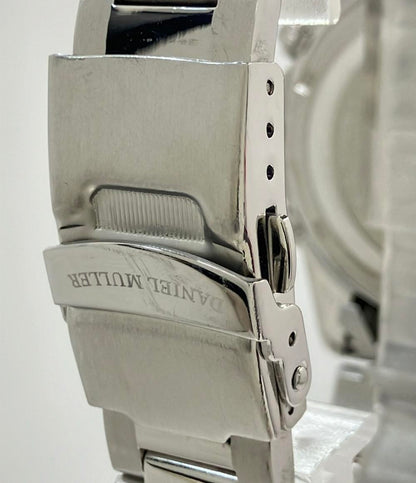 DANIEL MULLER 腕時計 クオーツ ブラック DM-2003 メンズ ダニエル・ミューラー