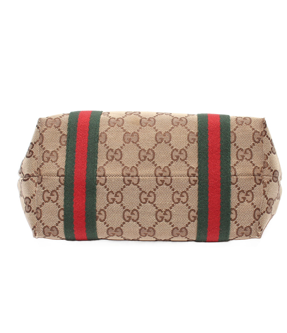 GUCCI ハンドバッグ GGキャンバス シェリーライン 139261 213048 レディース グッチ