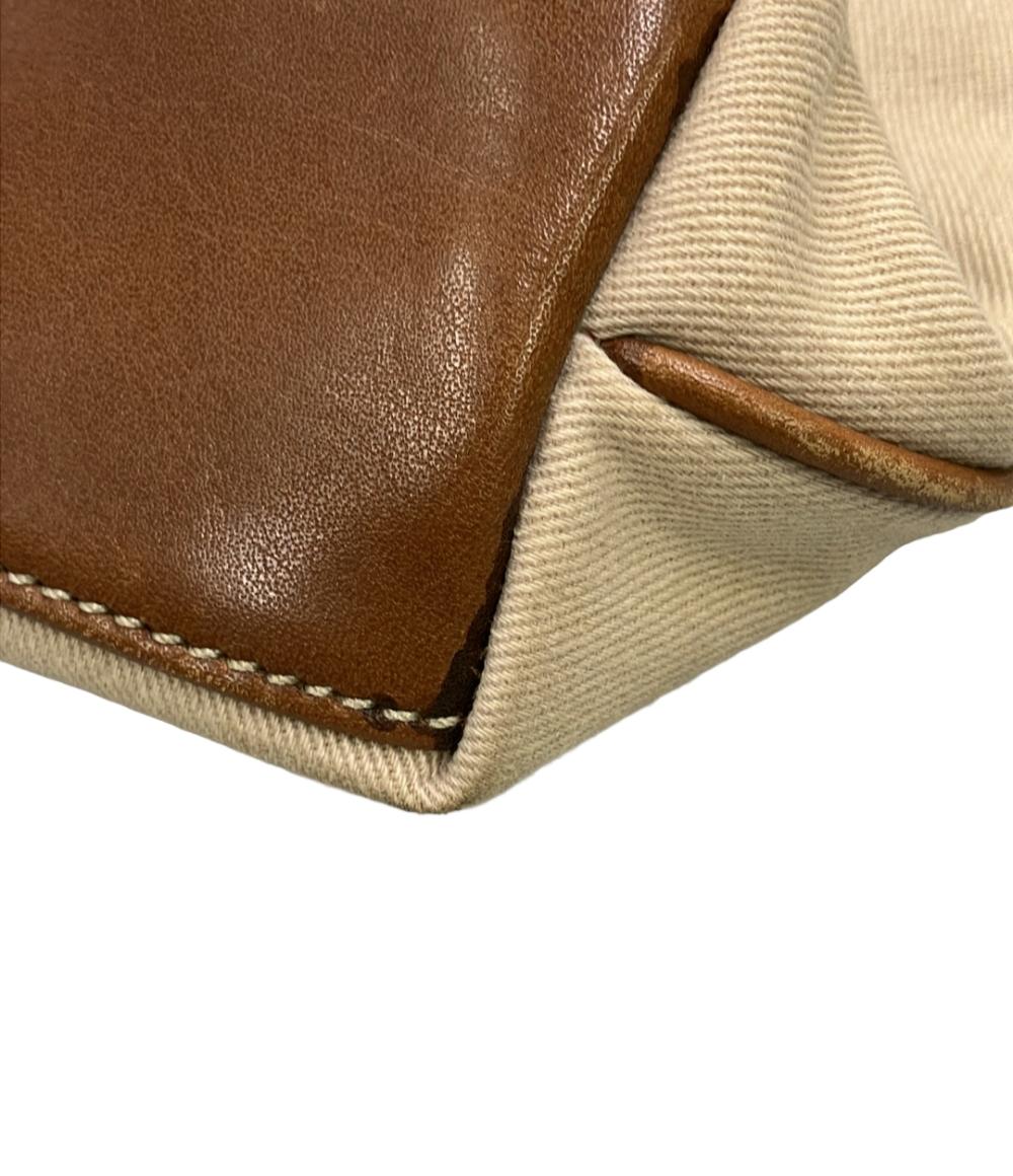 COACH キャンバス レザー ショルダーバッグ 斜め掛け 9123 レディース