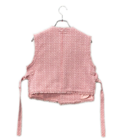 MAISON SPECIAL ツイードフリンジベスト レディース SIZE FREE (M) メゾンスペシャル