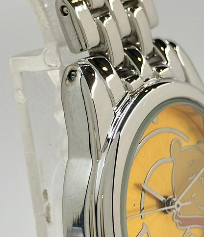 腕時計 ディズニー クマのプーさん クオーツ ゴールド レディース