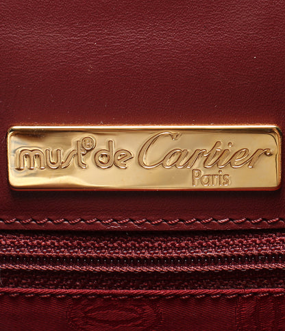 Cartier ショルダーバッグ 肩掛け 斜め掛け マストドゥカルティエ レディース カルティエ