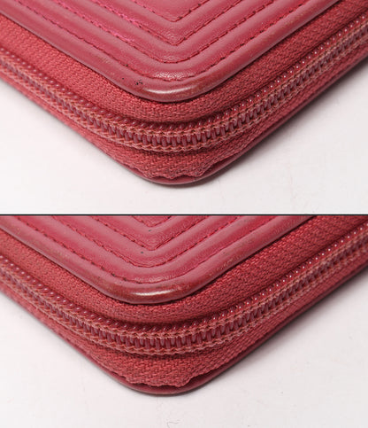 CHANEL ラウンドファスナー長財布 26番台 ボーイシャネル レディース シャネル