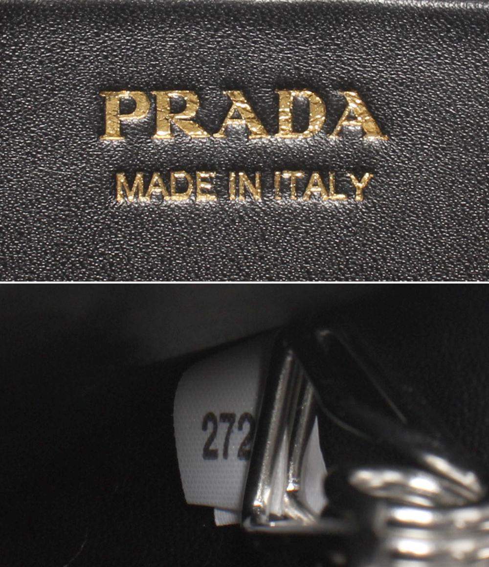 美品 PRADA 2WAYハンドバッグ ショルダーバッグ 肩掛け アーケ スモール レザー ショルダーバッグ 1BC194 レディース プラダ