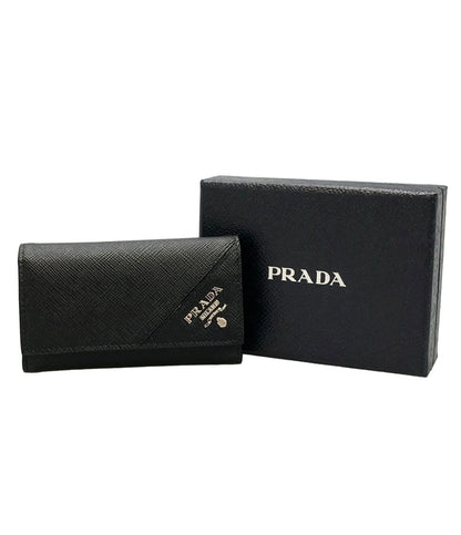 美品 PRADA 6連キーケース サフィアーノ 2PG222 メンズ プラダ