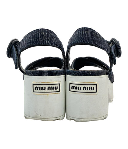 ミュウ ミュウ クロスサンダル レディース SIZE 36 1/2 (M) Miu Miu