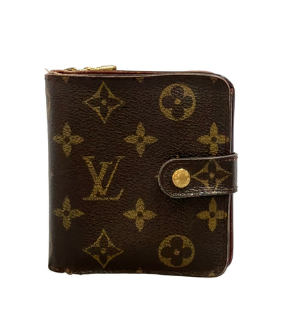 LOUIS VUITTON 二つ折り財布 コンパクトジップ モノグラム M61667 レディース ルイ・ヴィトン