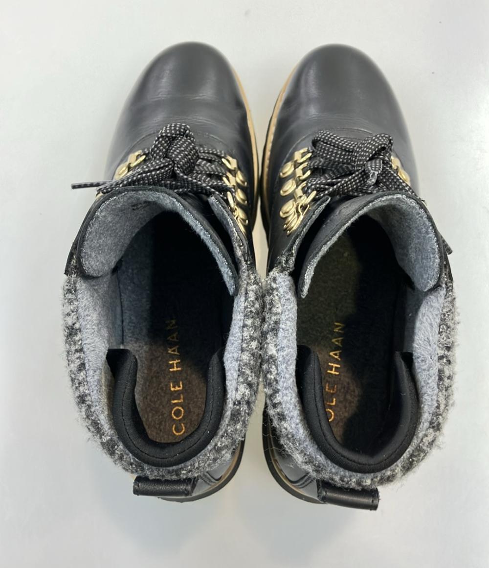 COLE HAAN ショートブーツ ナンタケット ラギッド ウォータープルーフ ハイカー ブーティー レディース SIZE 6 1/2 B (23.5cm) コールハーン