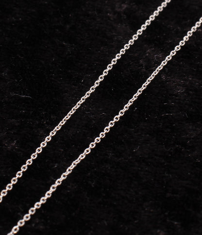 美品 STAR JEWELRY ネックレス K18 ダイヤ 0.02ct スターモチーフ レディース スタージュエリー