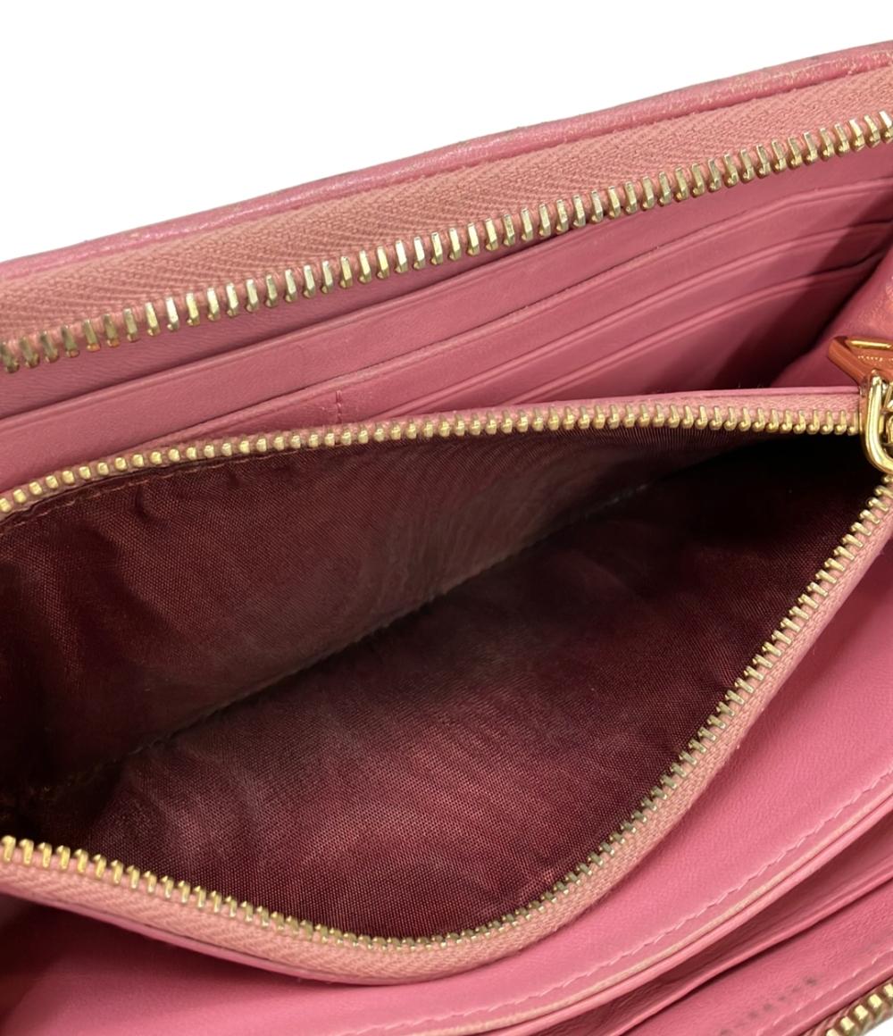 Miu Miu ラウンドファスナー長財布 レディース ミュウ ミュウ