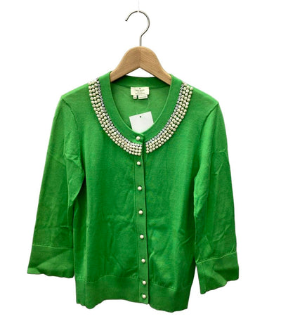 ケイトスペード 長袖カーディガン ビジュー レディース SIZE S Kate Spade