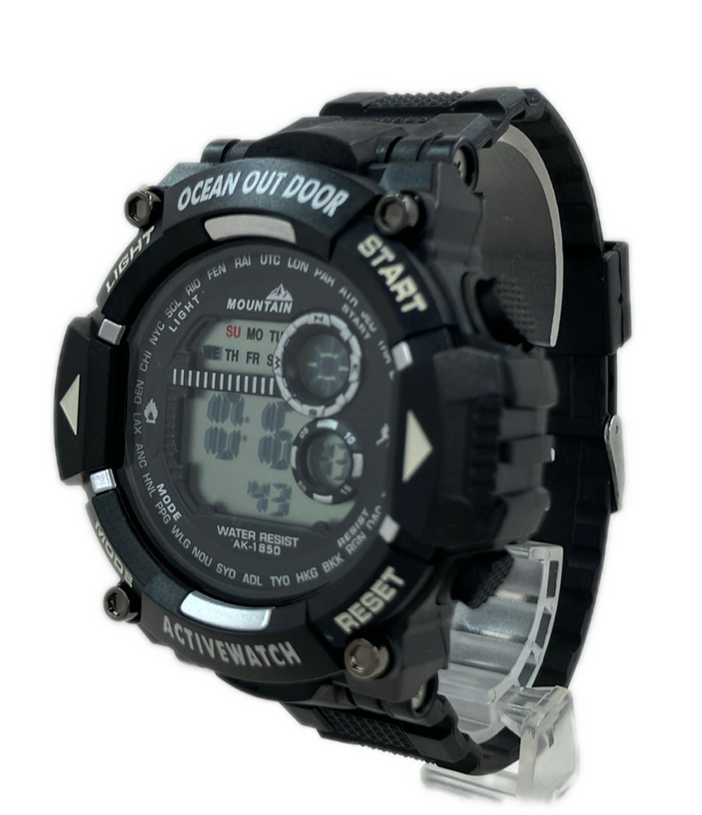美品 OCEAN OUTDOOR 腕時計 クオーツ メンズ オーシャンアウトドア
