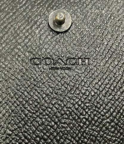 美品 COACH 三つ折り長財布 F87932 レディース コーチ