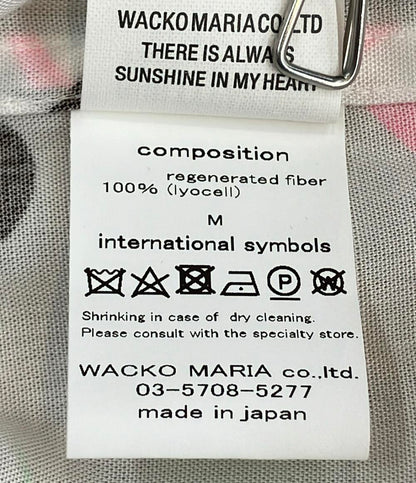 美品 WACKO MARIA WOLF'S HEAD 半袖シャツ メンズ SIZE M ワコマリア ウルフズヘッド