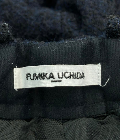 FUMIKA UCHIDA BOUCLE MINI-SKIRT ON SLACKS ハイウエストテーパードパンツ FU-M-PT002 レディース SIZE 36 (XS) フミカウチダ