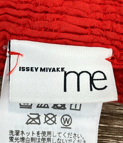 me ISSEY MIYAKE 半袖ブラウス SHRINK STRIPE MI52FK651 レディース ミー イッセイミヤケ