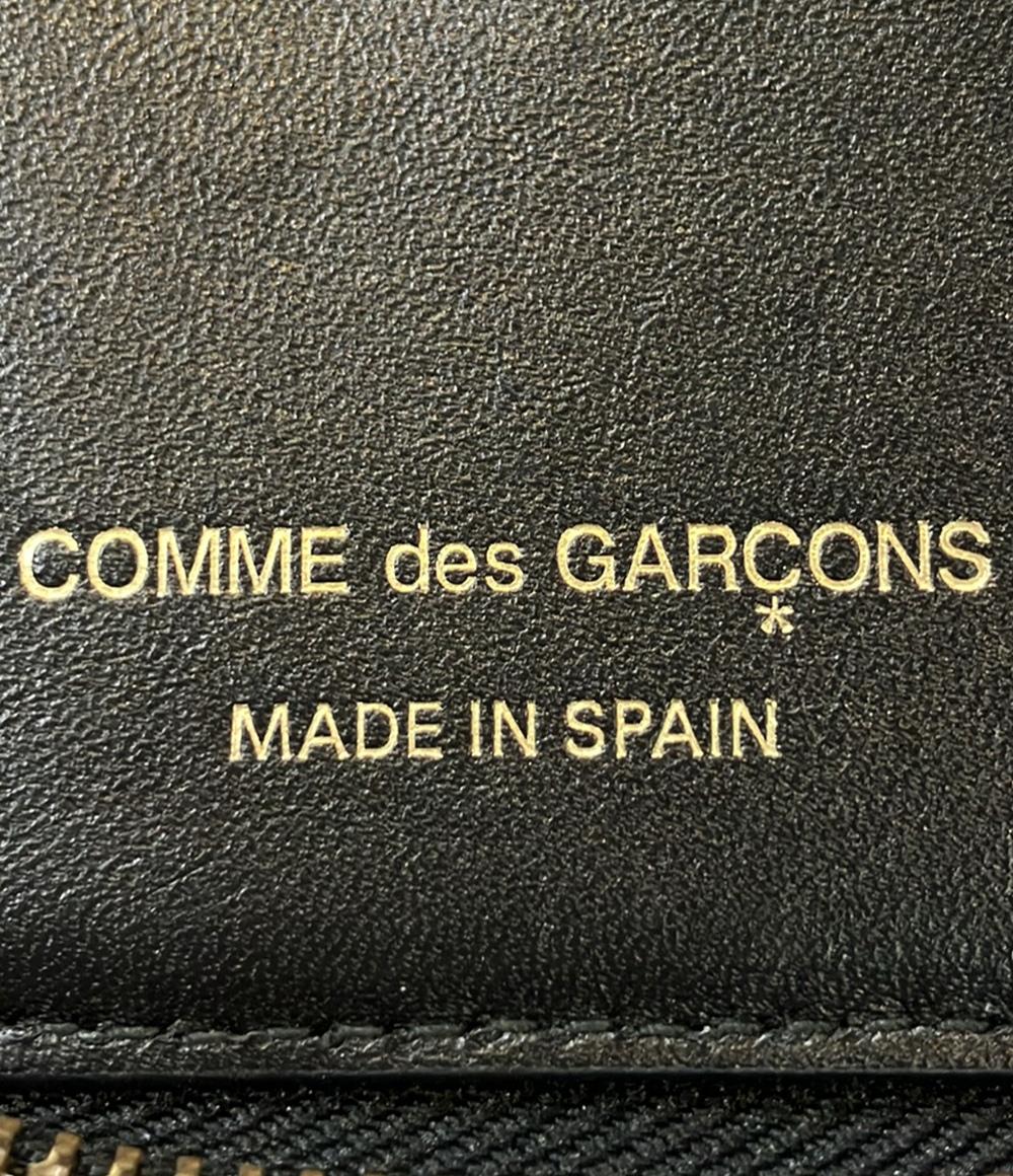 COMME des GARCONS ラウンドファスナー二つ折り財布 レザー ユニセックス コムデギャルソン