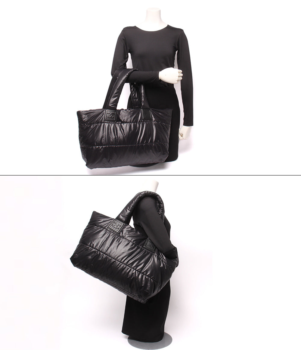 CHANEL トートバッグ ショルダーバッグ 肩掛け シルバー金具 12番台 コココクーン レディース シャネル