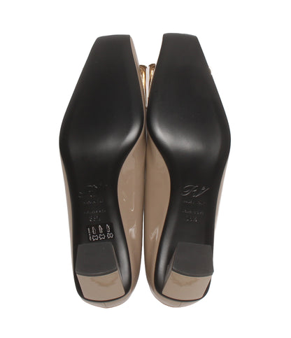 美品 Roger Vivier パンプス トランペット パテントレザー レディース SIZE 38 1/2 ロジェヴィヴィエ