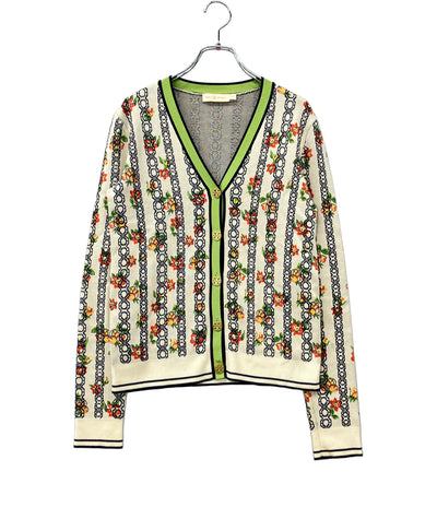 Tory Burch カーディガン  花柄 レディース SIZE XS トリーバーチ