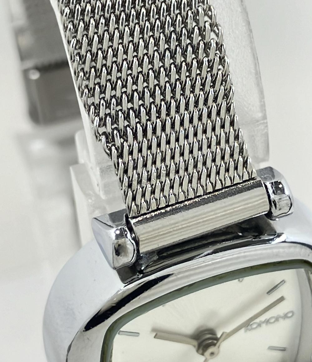 コモノ 腕時計 クオーツ シルバー レディース KOMONO