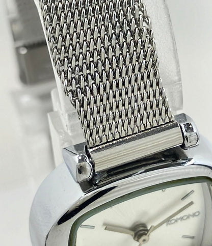 コモノ 腕時計 クオーツ シルバー レディース KOMONO