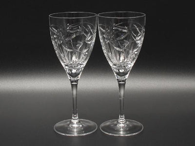 ロイヤルドルトン ワイングラス 2点セット ペア ジャスミン Royal Doulton
