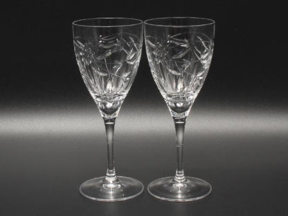 ロイヤルドルトン ワイングラス 2点セット ペア ジャスミン Royal Doulton