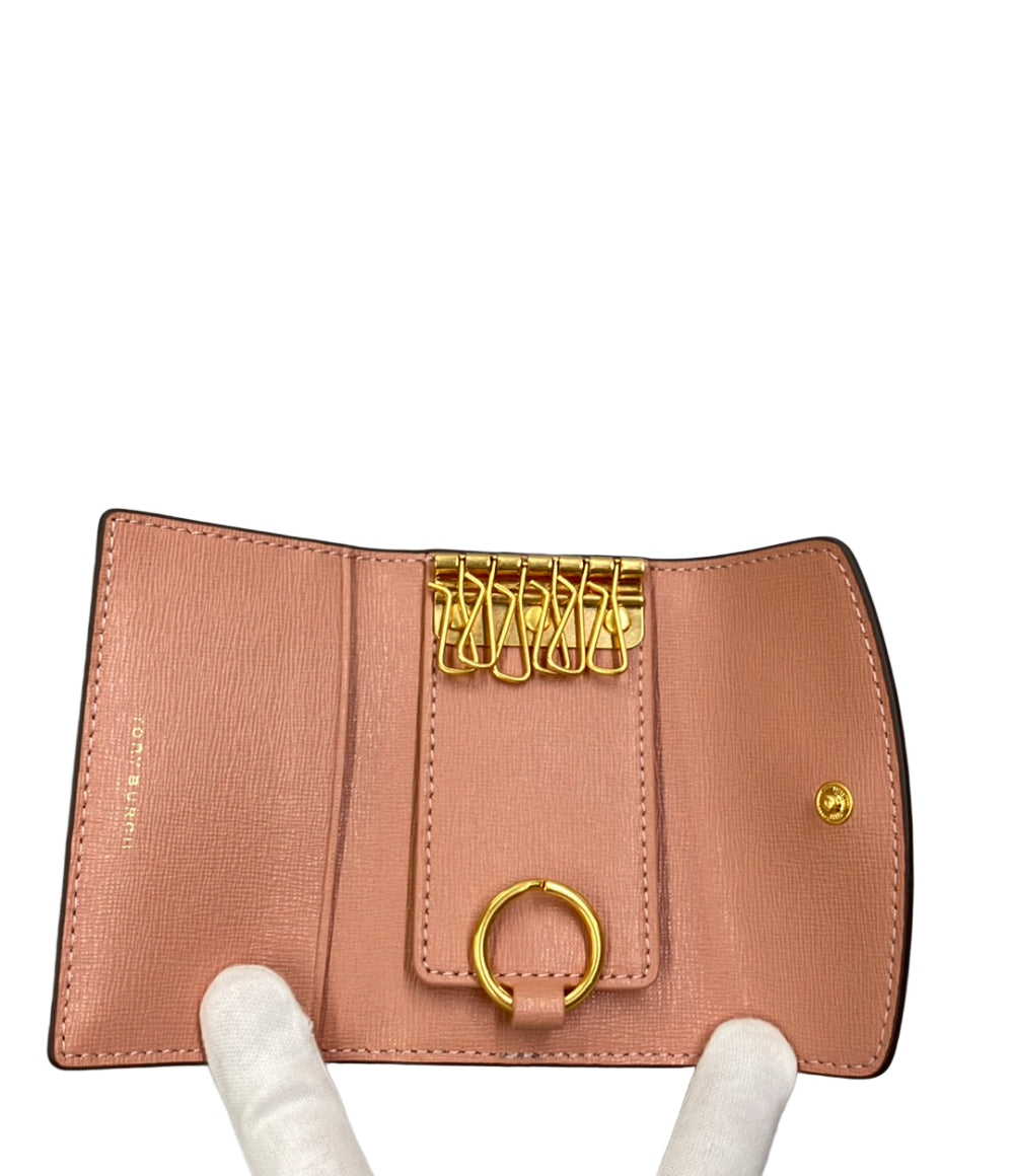 美品 Tory Burch 6連キーケース キーリング付き レザー レディース トリーバーチ