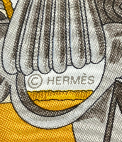 エルメス スカーフ カレ90 シルク100% ANTOINE DE PLVVINEL レディース HERMES