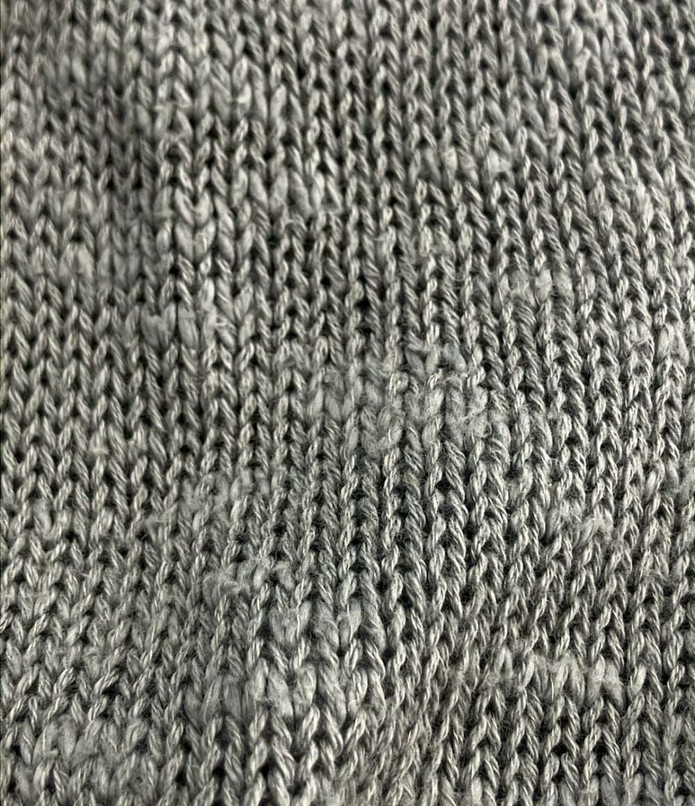 Yohji Yamamoto POUR HOMME 長袖 リネン混 オーバーサイズ マオカラーカーディガン メンズ SIZE 3 ヨウジヤマモトプールオム