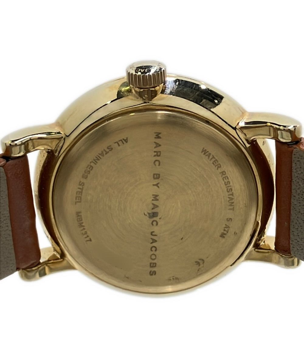 MARC BY MARC JACOBS 腕時計 クオーツ ホワイト MBM1317 レディース マークバイマークジェイコブス