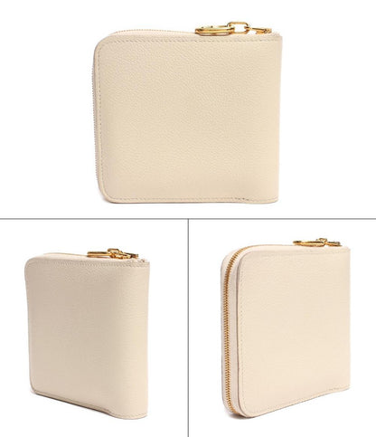 エルメス 二つ折り財布 ラウンドジップ B刻印 シルバー金具 ジップアンゴー シェーヌダンクル レディース HERMES