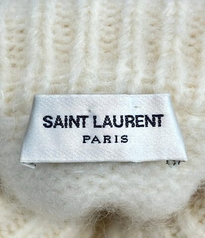 SAINT LAURENT PARIS モヘアニット タートルネック レディース SIZE S サンローランパリ