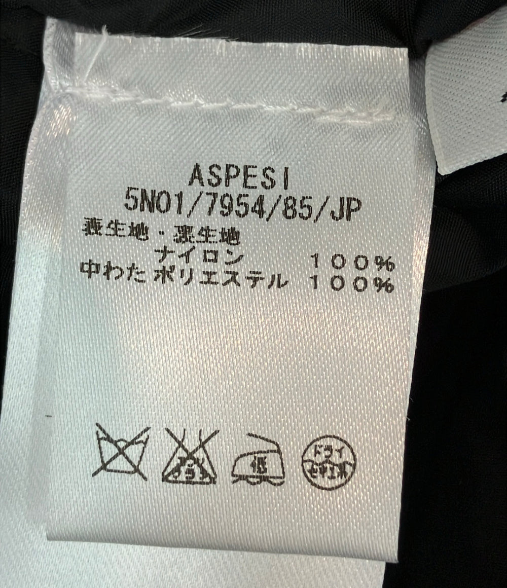ASPESI ナイロンジャケット M-65フィールドジャケット フード収納取り外し可能 ダブルジップ スナップボタン 撥水 MINIFIELD VENTO メンズ SIZE M