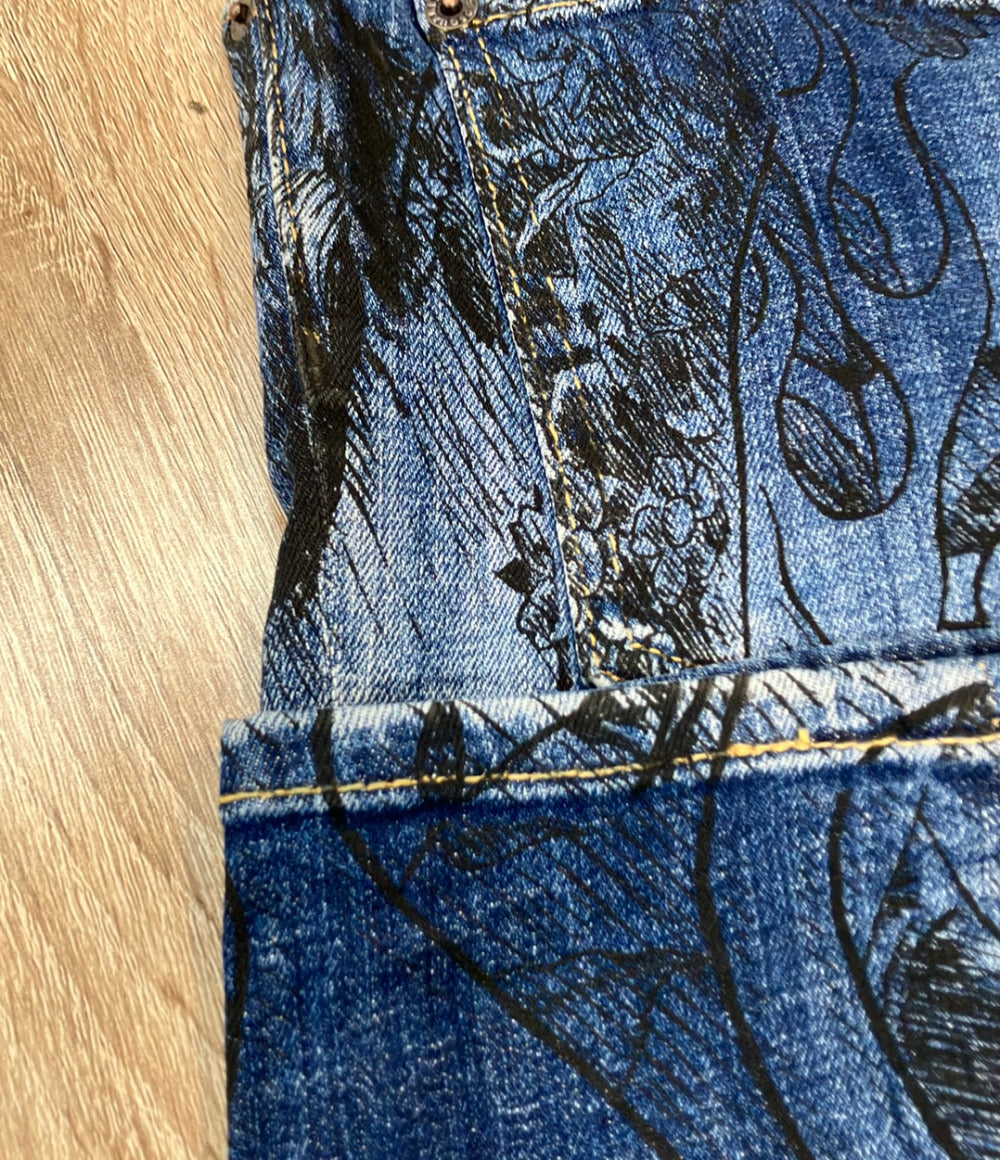 美品 DSQUARED2 デニムパンツ sex garden ボタンフライ メンズ SIZE 42 (XS) ディースクエアード