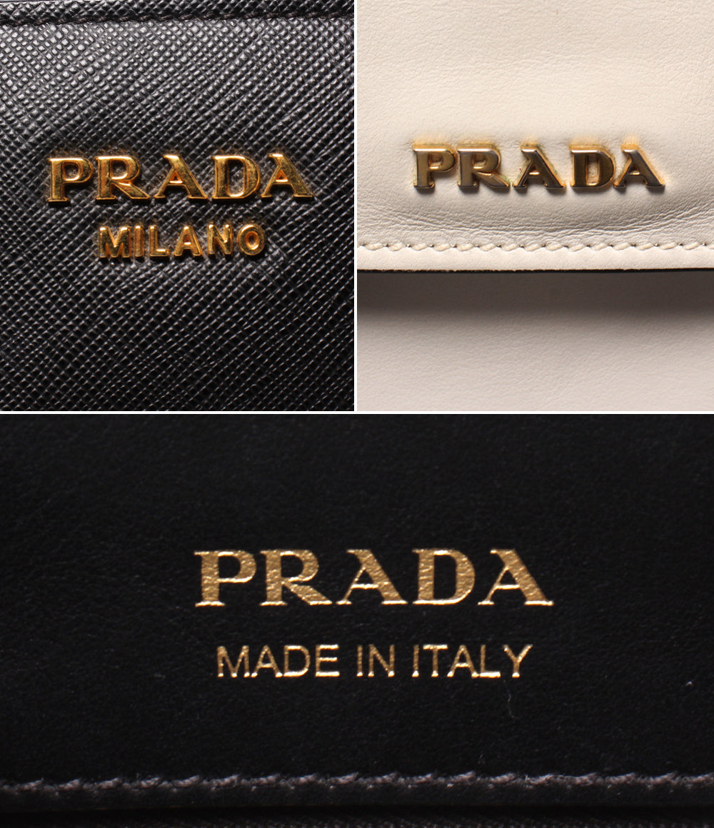 PRADA 2wayハンドバッグ ショルダーバッグ 斜め掛け ビブリオテーク サフィアーノ 1BA049 レディース プラダ