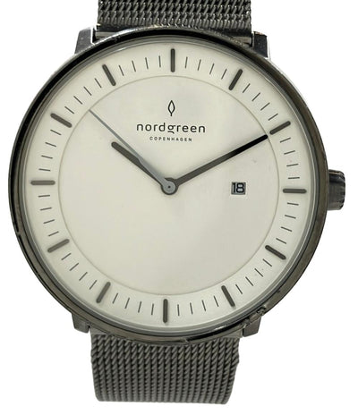 ノードグリーン 腕時計 PHILOSOPHER クオーツ ホワイト メンズ NORDGREEN