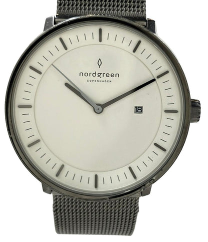 ノードグリーン 腕時計 PHILOSOPHER クオーツ ホワイト メンズ NORDGREEN