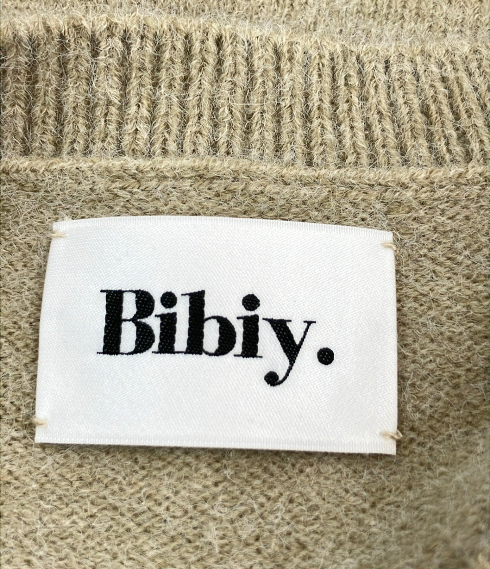 美品 Bibiy. 長袖ニット SCRIBBLE KNIT レディース SIZE F (M) ビビィ